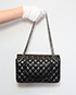 Medium Bijoux Chain Double Flap, back view